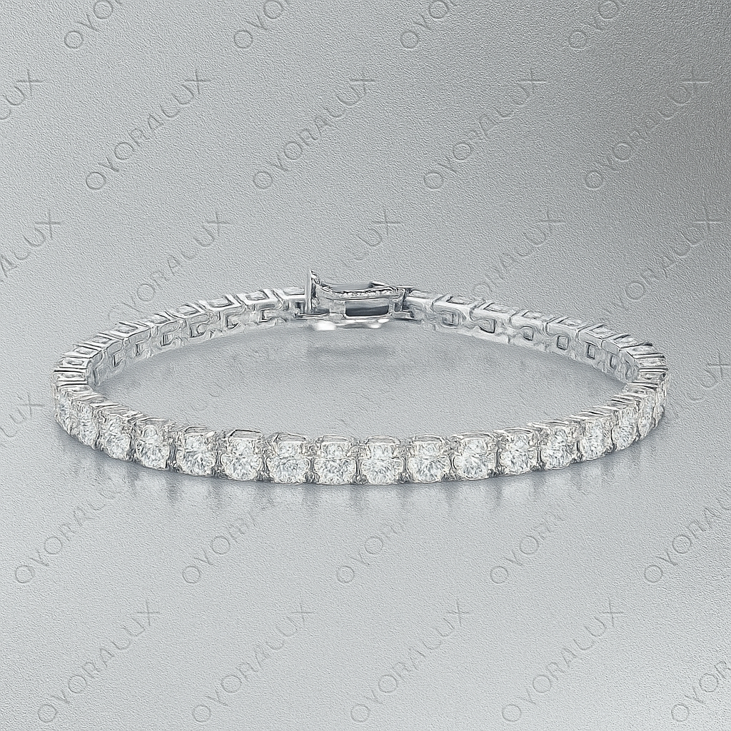 Ovoralux® Moissanite Tennis Bracelet