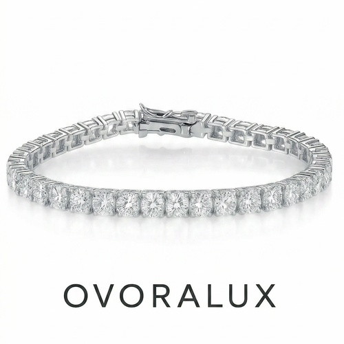 Ovoralux® Moissanite Tennis Bracelet