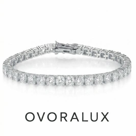 Ovoralux® Moissanite Tennis Bracelet
